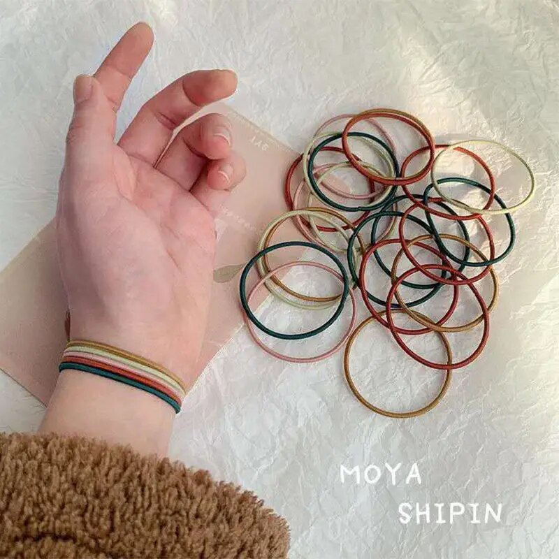 100PCS/Set Hair Ties Elastic R - Men'S Grooming Tape recension och pris