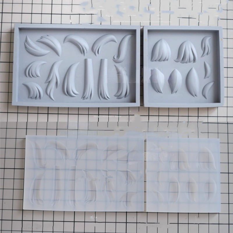 Hair Silicone Mold 3.5cm Face  - Pomade Hair Clay recension och pris
