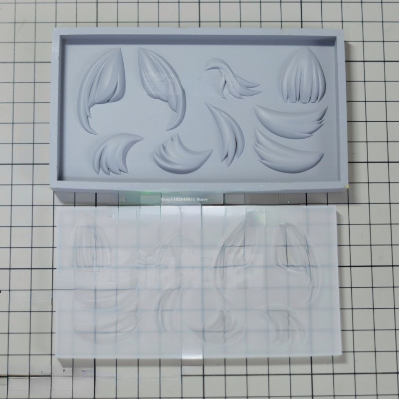 Hair Silicone Mold 3.5cm Face  - Pomade Hair Clay recension och pris