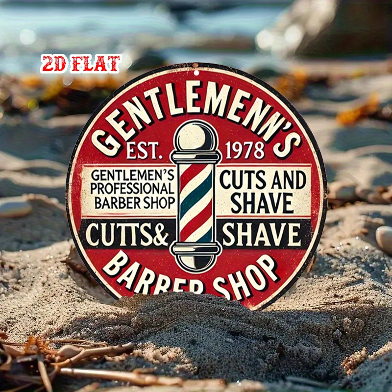 Classic Barbershop 2D Flat Rou - Men'S Grooming Barbershop recension och pris