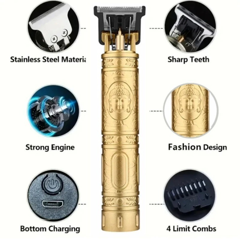 T9 Electric Beard Trimmer Cord - Men'S Grooming Oil recension och pris