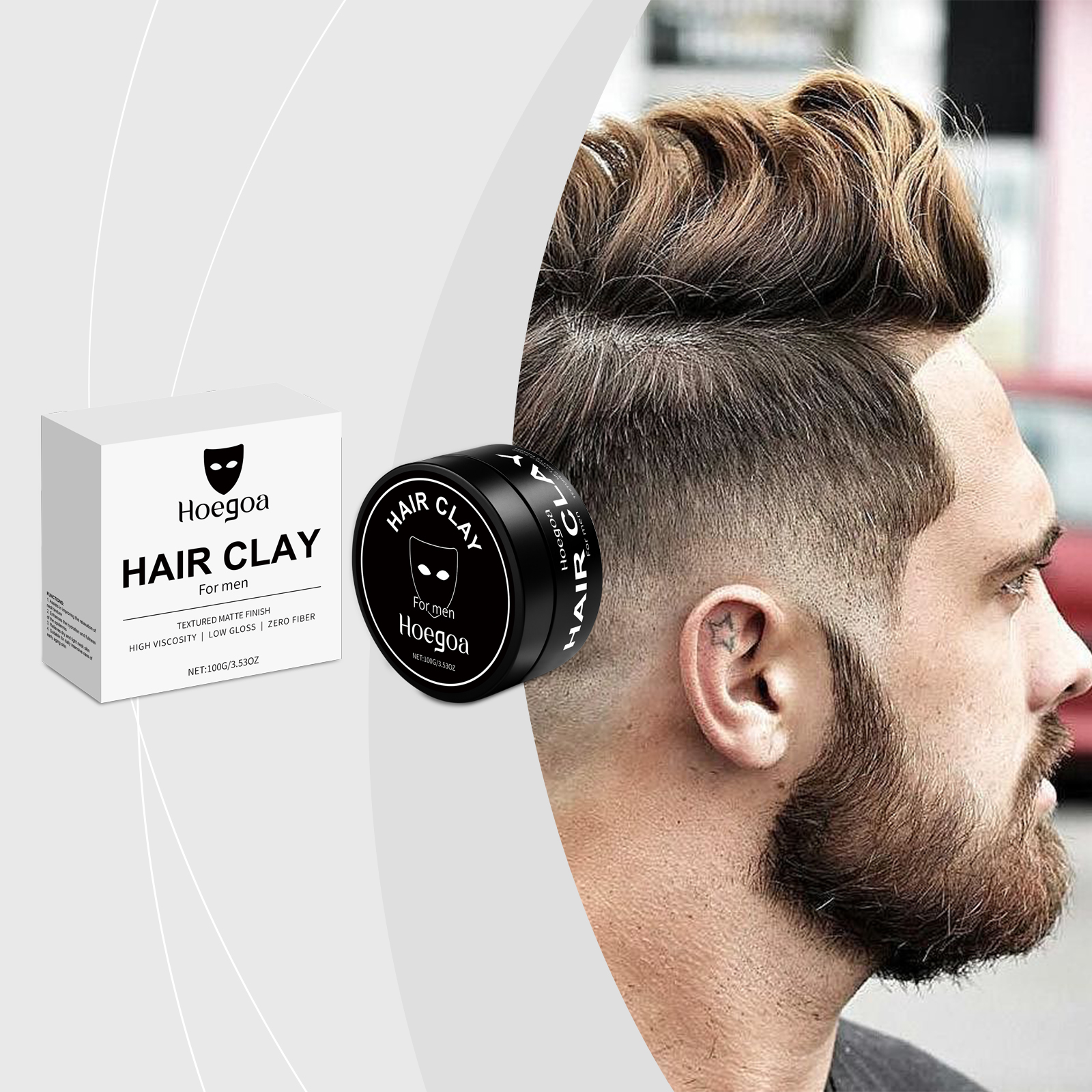 Men's Hair Styling Clay – Crea - Pomade Hair Clay recension och pris