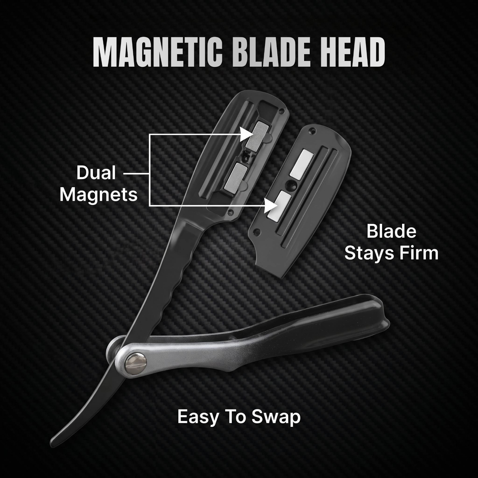 Magnetic Folding Straight Razo - Men'S Grooming Barbershop recension och pris