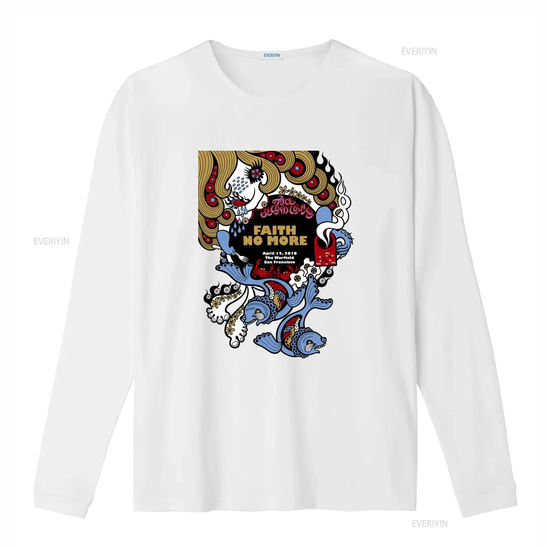 Faith No More T Shirt Face Sec - Face Wash Mens recension och pris