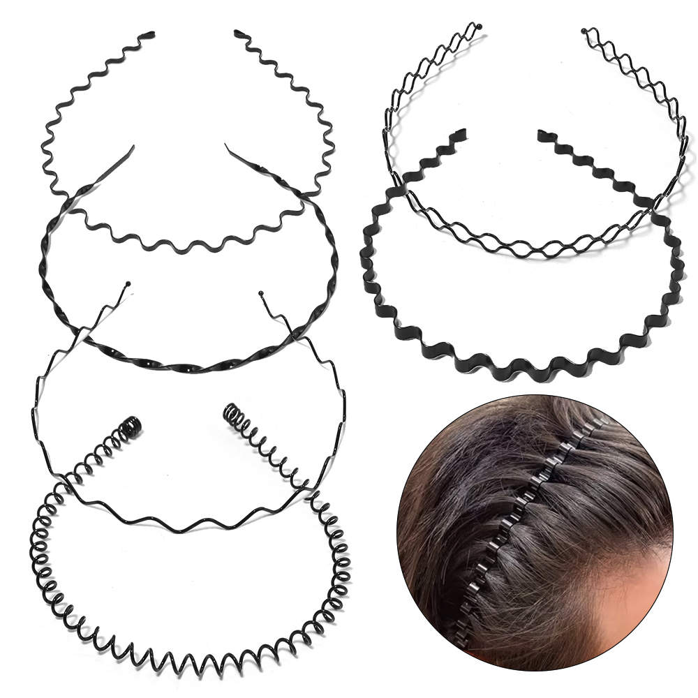 6pcs Fashion Metal Hair Band B - Men'S Grooming Tape recension och pris