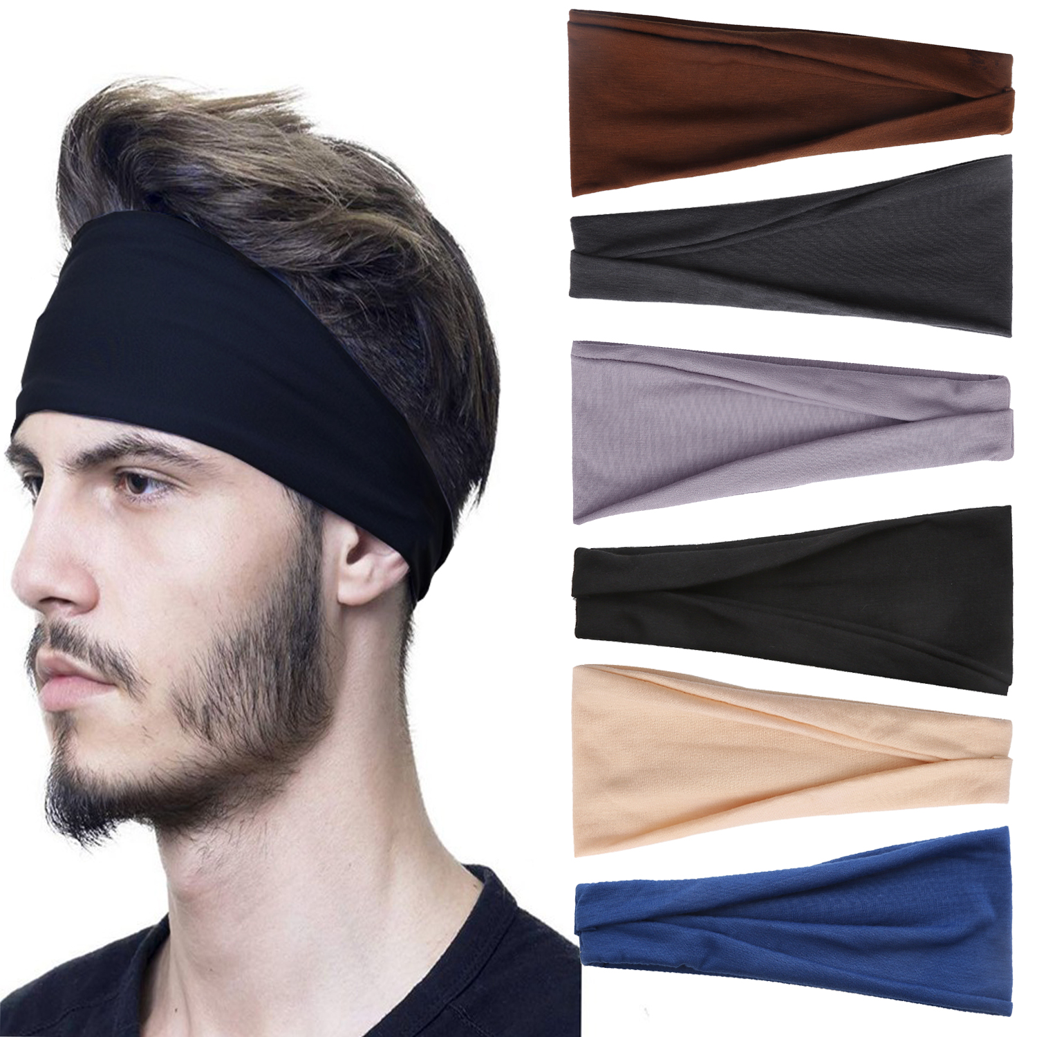 Sports Elastic Headbands for M - Men'S Grooming Tape recension och pris