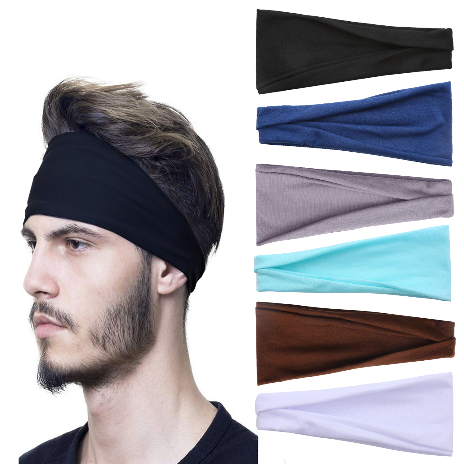 Sports Elastic Headbands for M - Men'S Grooming Tape recension och pris