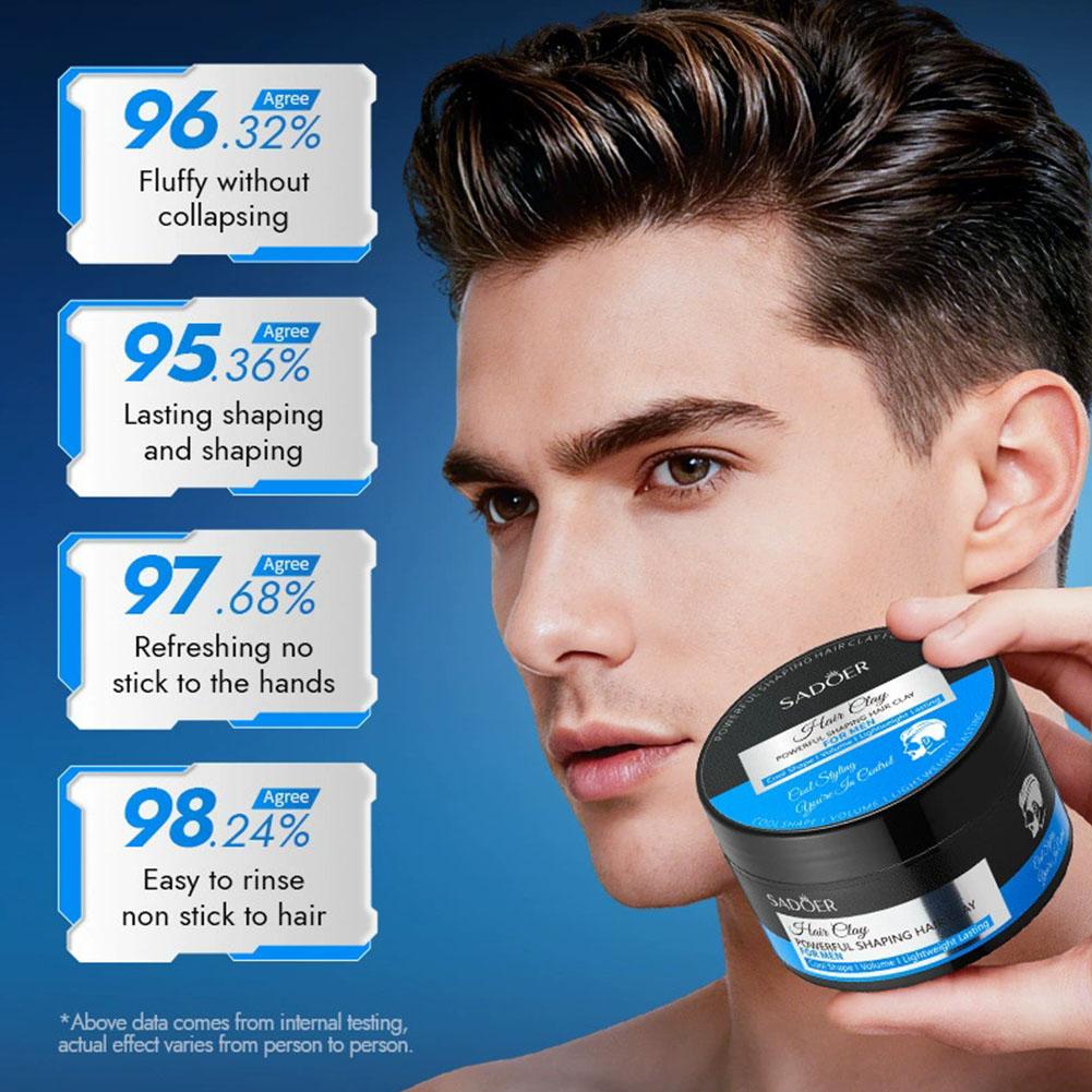 Men Strong Styling Hair Wax Lo - Pomade Hair Clay recension och pris